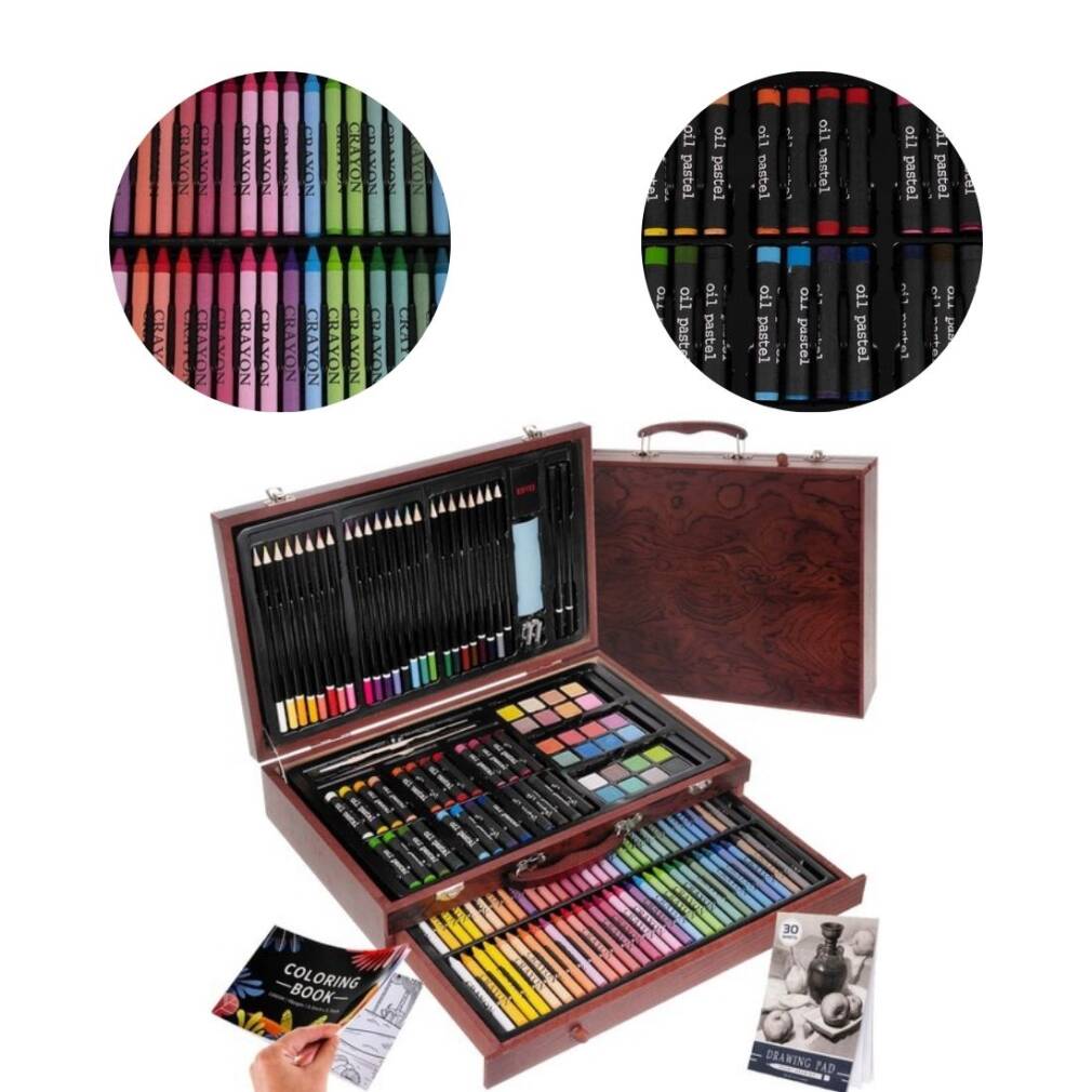 Zīmēšanas komplekts čemodānā