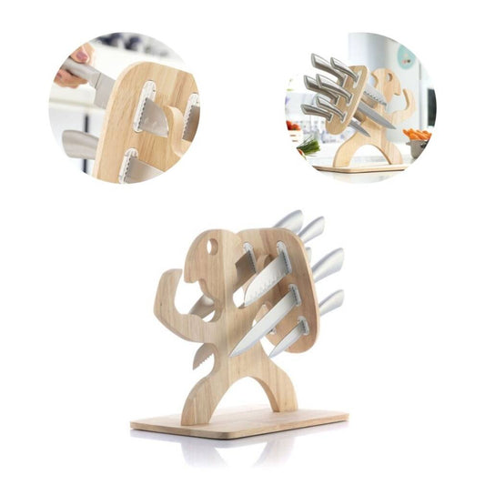 Nažu komplekts ar koka statīvu