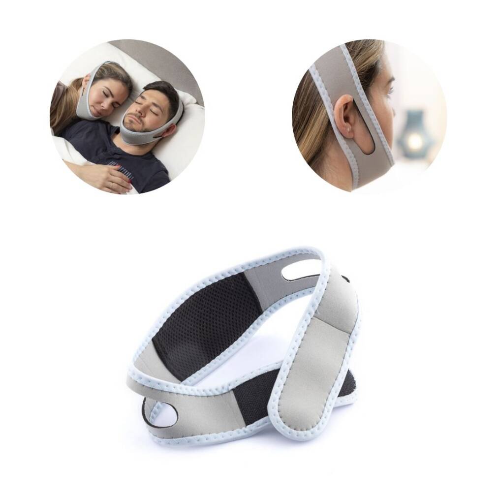 Pret krākšanas maska