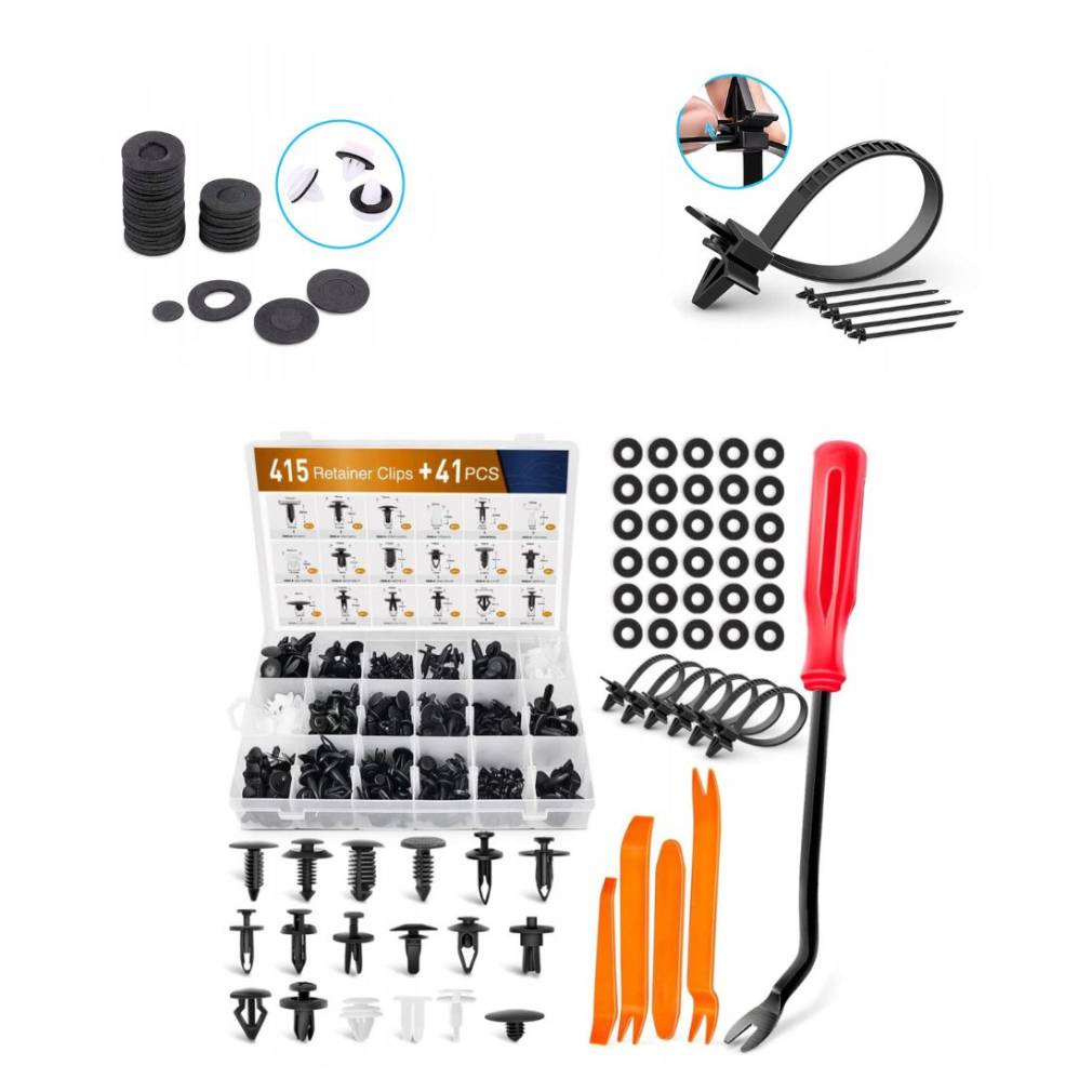 Automašīnas tapu komplekts ar izvilcējiem