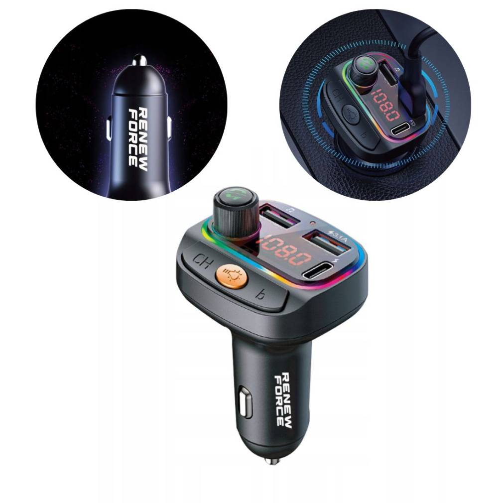 Bluetooth FM automašīnas raidītājs