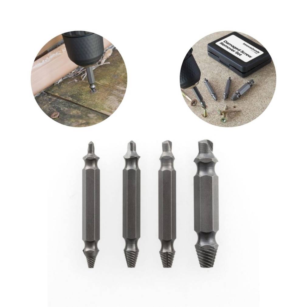 Bojāts skrūvju noņemšanas komplekts