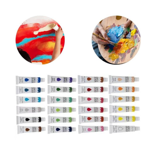 Akrila krāsas 24 gab - 12 ml