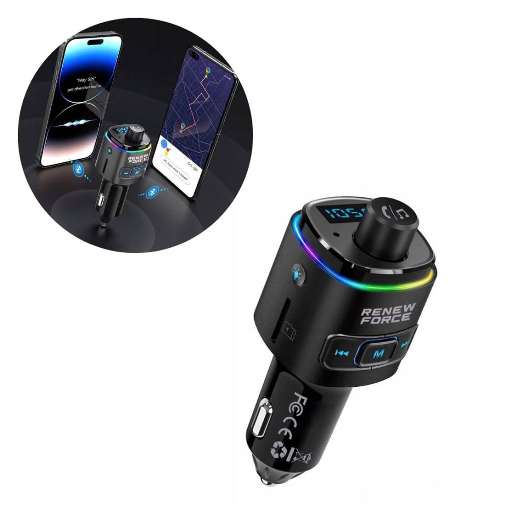 Bluetooth FM automašīnas raidītājs