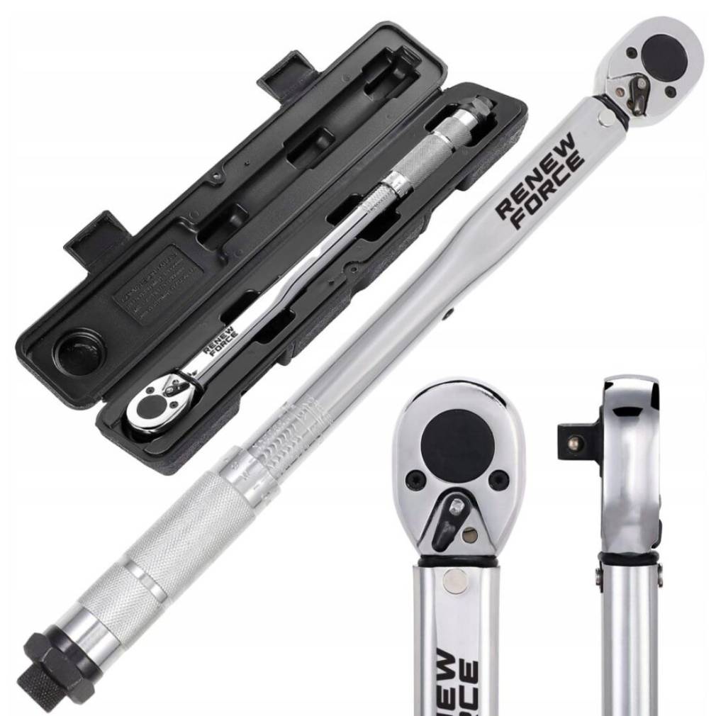 Griezes momenta atslēga 7-112 Nm ar fiksatoru