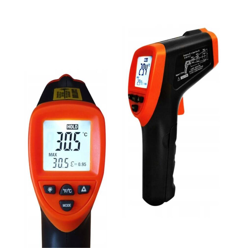 Infrasarkanais lāzera pirometrs