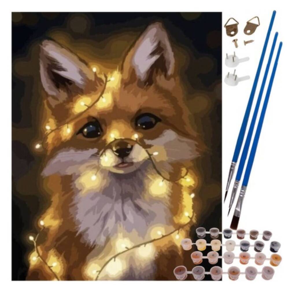 Glezno pēc skaitļiem - lapsa