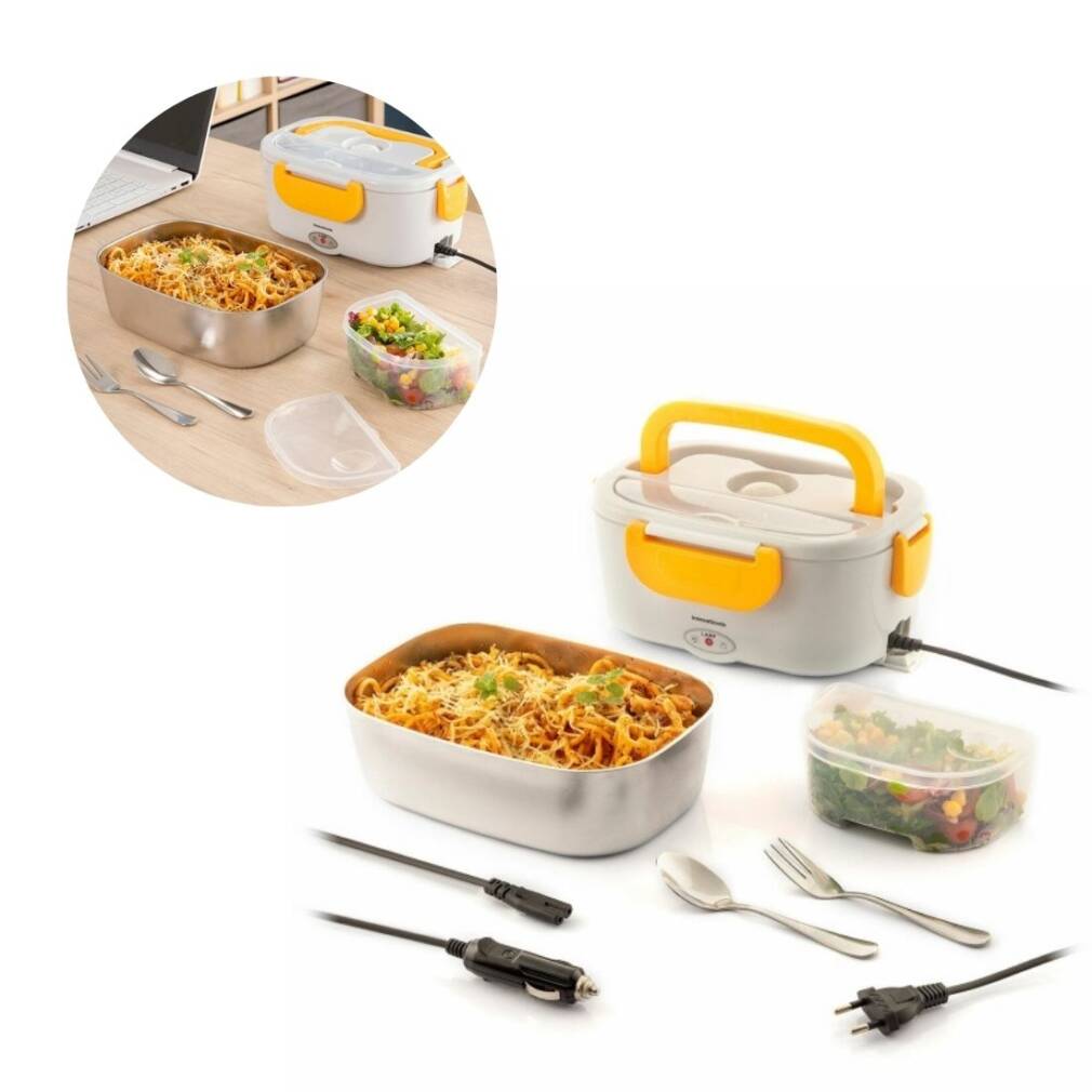 Elektriskā pusdienu kaste birojam un automašīnai