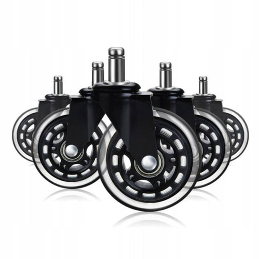 Gumijas riteņi krēslam