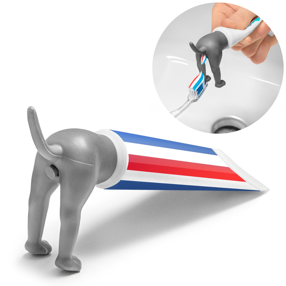 Zobu pastas dozators - spiede suns