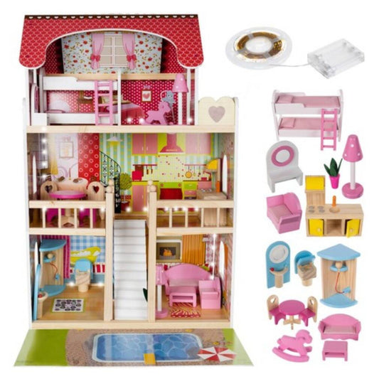 Koka leļļu namiņš — villa ar peldbaseinu