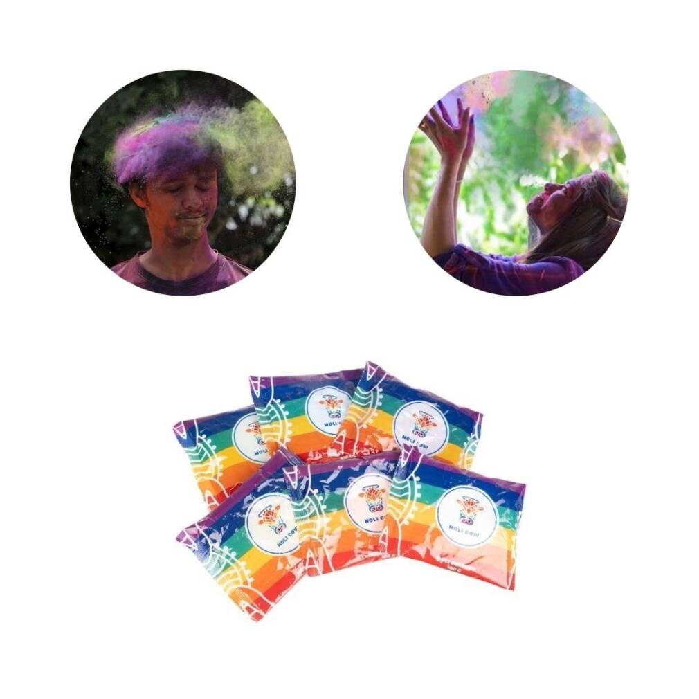 Krāsains Holi pulveris