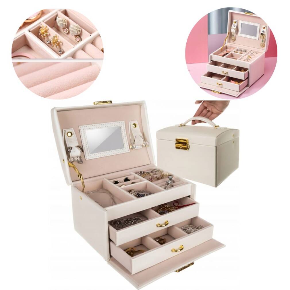 Dārglietu kastīte SB01-W balta