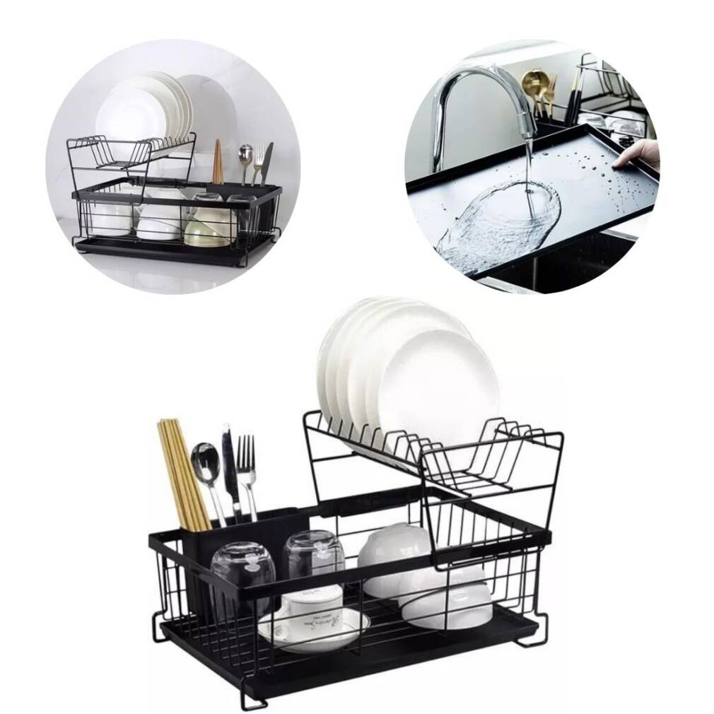 Divu līmeņu trauku žāvētājs