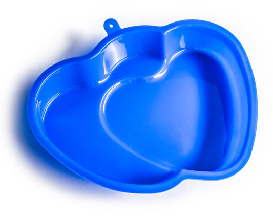 Silikona gatavošanas veidne divu sirds formā.