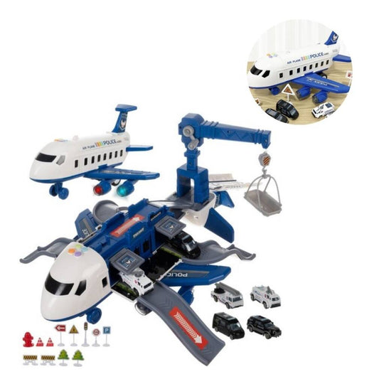 Policijas lidmašīna - autostāvvieta