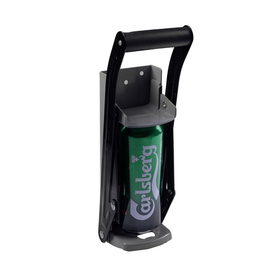 Skārdeņu atkritumu saspiedējs, pudeļu attaisāmais 2in1