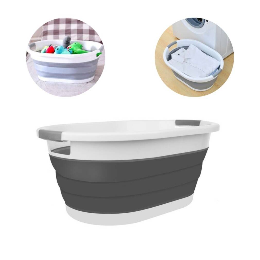 Silikona bļoda - Saliekams Veļas Grozs