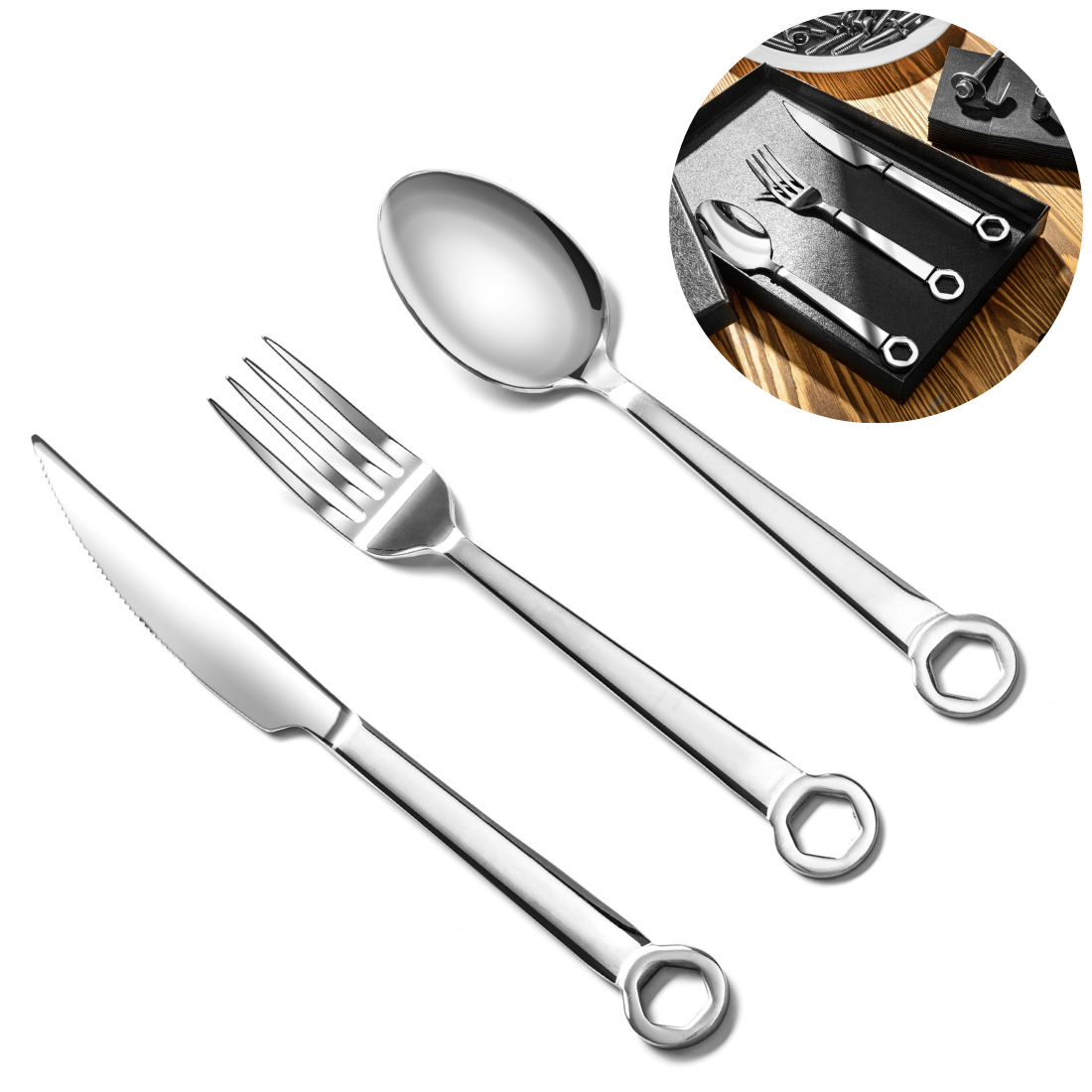 Uzgriežņu atslēgu galda piederumi