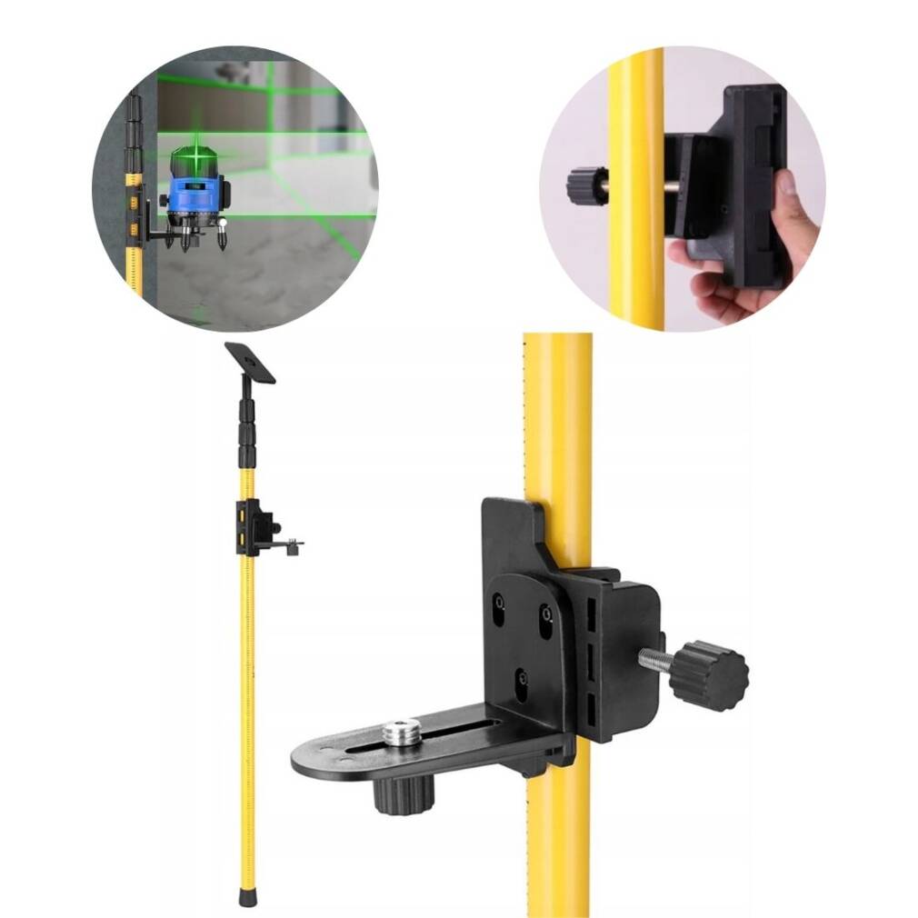 Stienis turētājs mērinstrumentiem