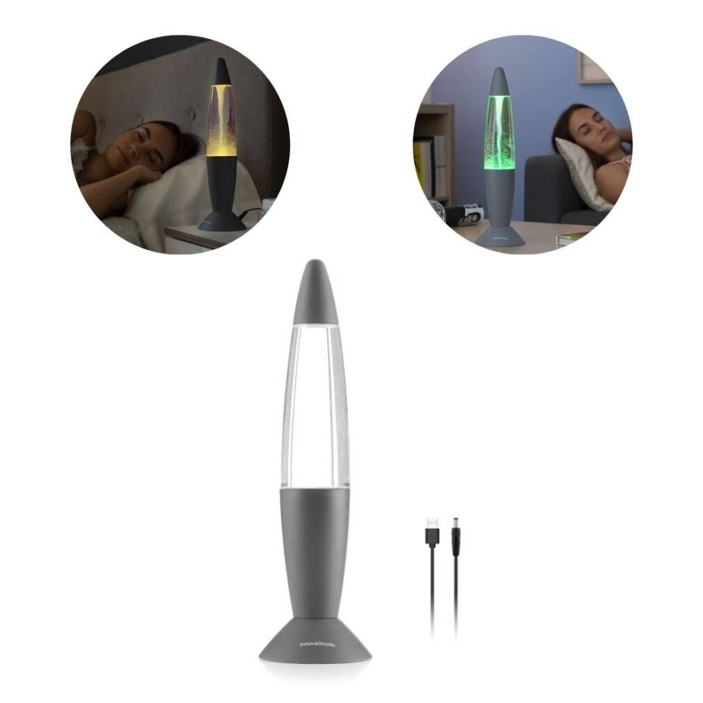 Tornado LED lavas lampa