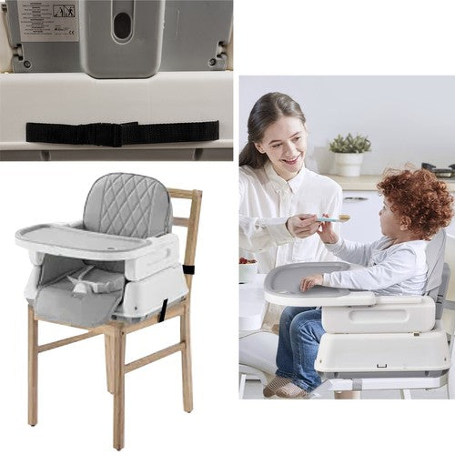 Augstais krēsls - pelēks