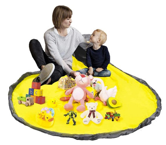 Rotaļlietu/kluču grozs ar paklājiņu