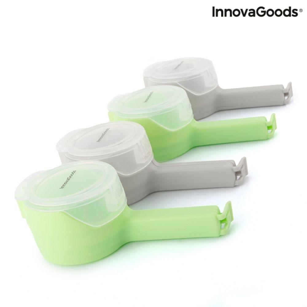 Maisiņu, iepakojumu aizvērējs ar dozatoru