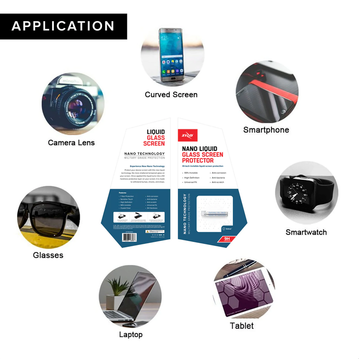 Nano kristāla šķidrais stikls 9h aizsargstikls viedierīcei