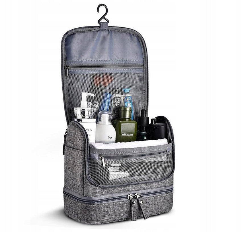 Kosmētikas soma pelēka