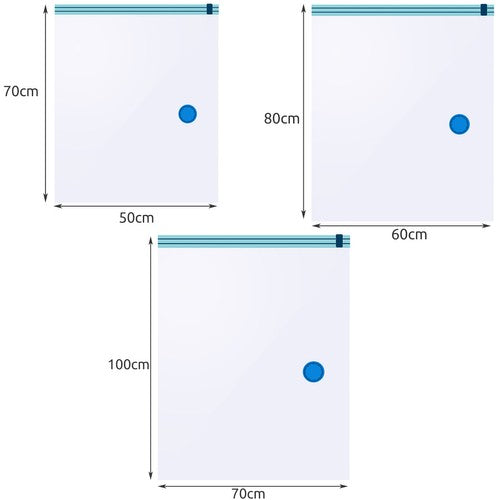 Vakuuma maisiņu komplekts, 15 gabali