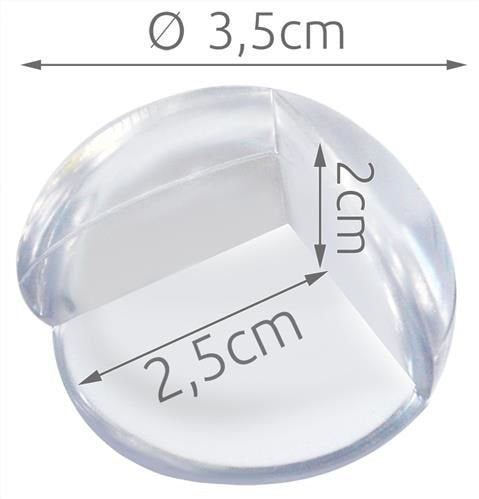 Silikona stūru aizsargi - 4 gab.