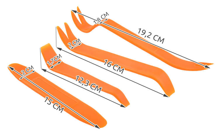 Mīksto mēbeļu noņēmēji - 4 gabalu komplekts