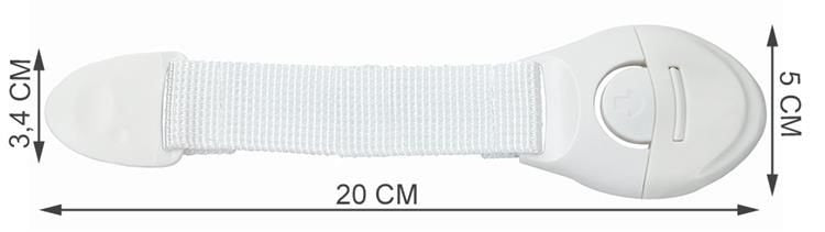 Drošība - Slēdzenes skapjiem 10 gab. Baltas