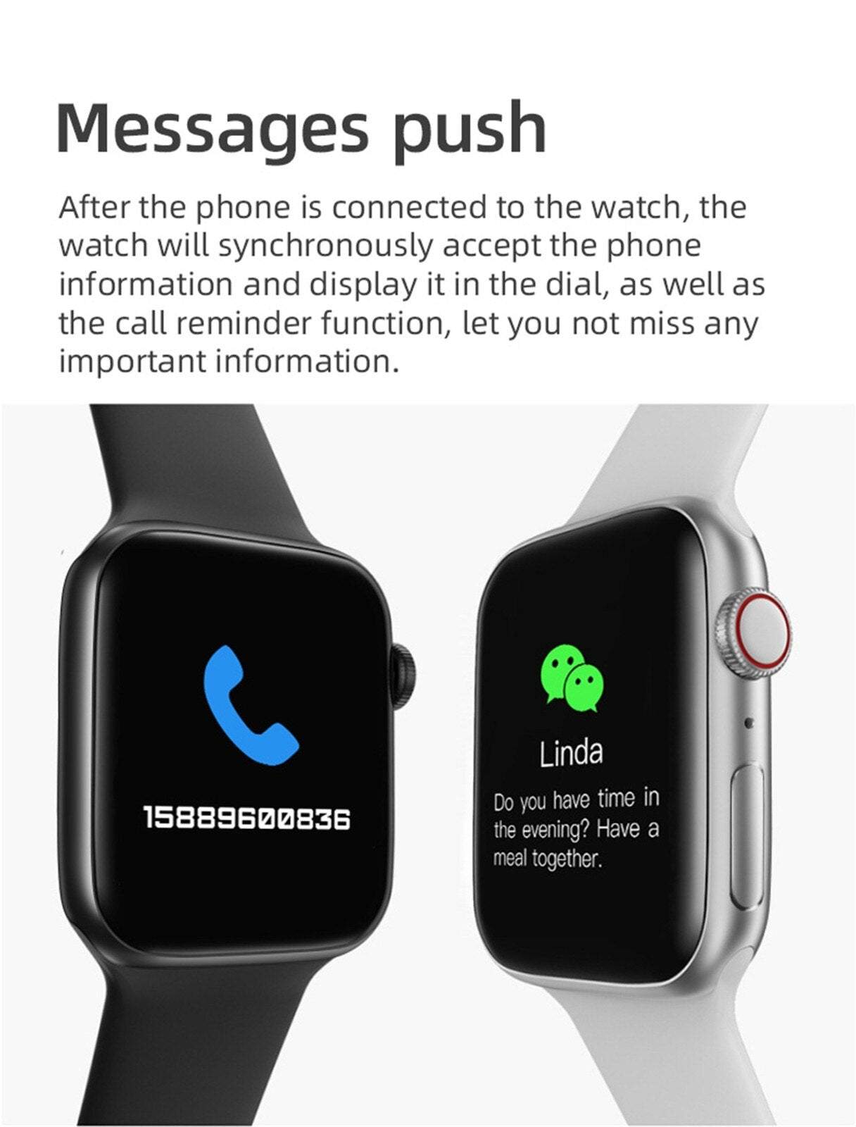 Viedpulkstenis smart-watch iWatch 6 44mm pedometrs, pulsa mērītājs