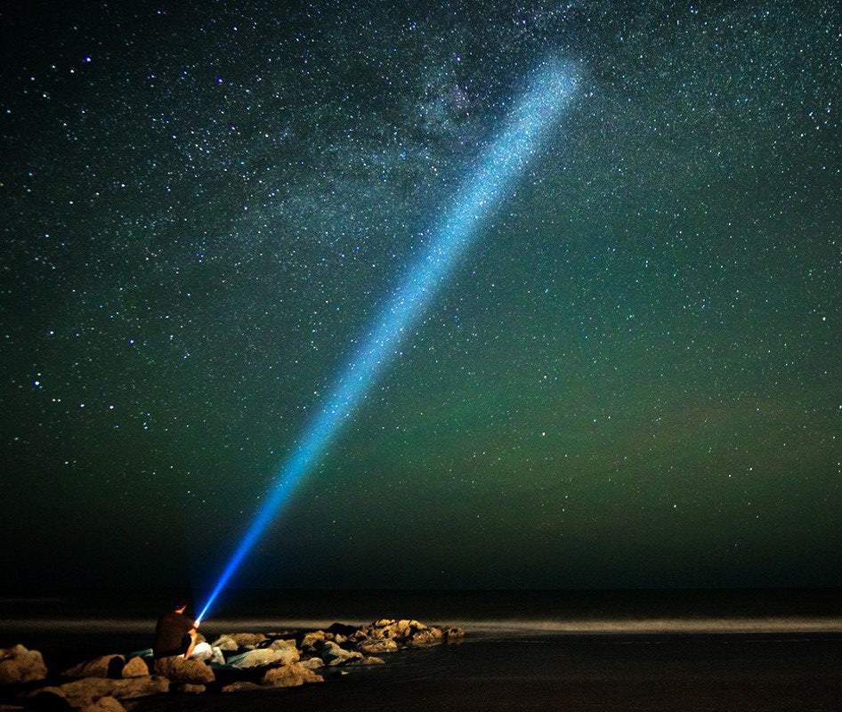 Lukturis LED taktiskais 600l m 400m ZOOM COB XML T6 USB 5W