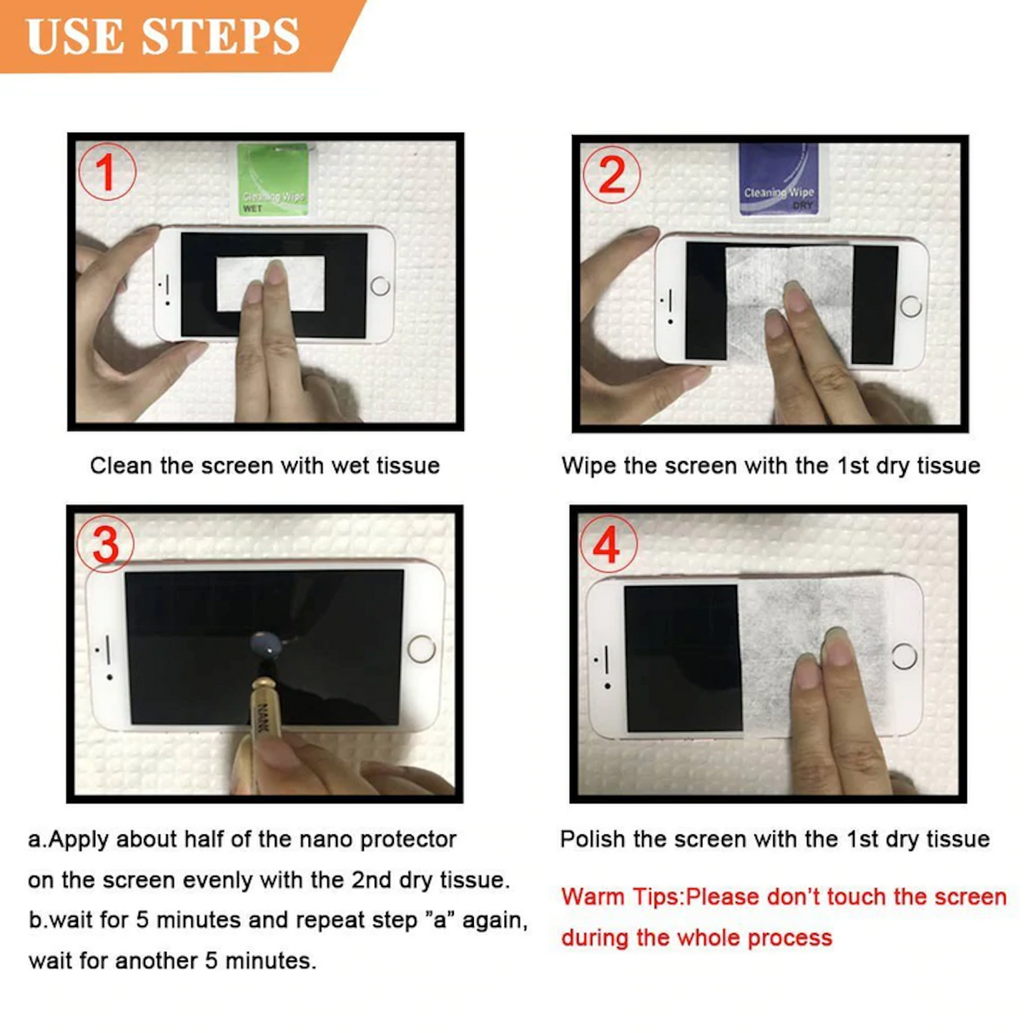 Nano kristāla šķidrais stikls 9h aizsargstikls viedierīcei