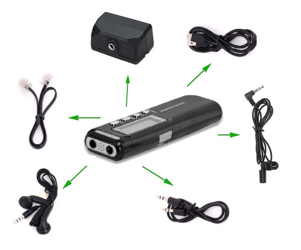 Digitālais diktafons balss ierakstītājs