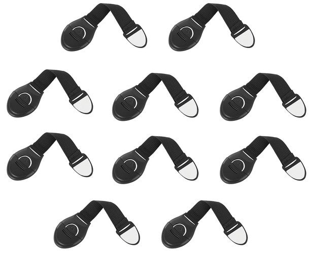 Drošība - Slēdzenes Skapjiem 10 GAB. Melnas