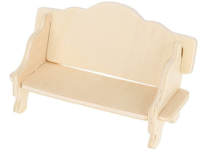 Koka leļļu mēbeļu komplekts, 34 detaļas