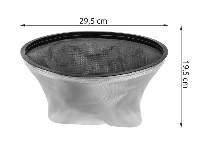 Ugunsdrošs auduma filtrs putekļsūcējam