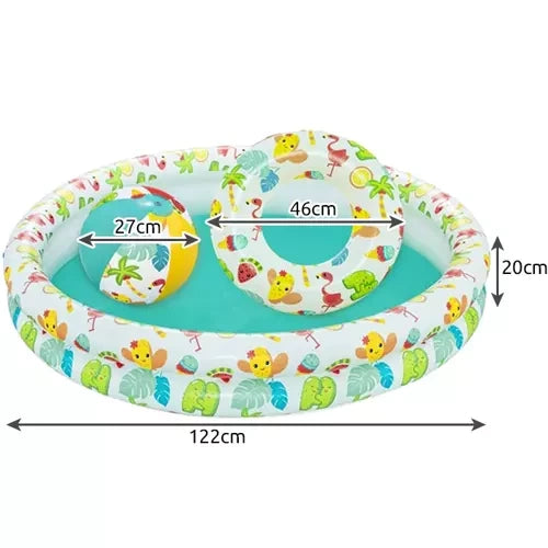Piepūšamais baseins 3in1 bērniem Bestway