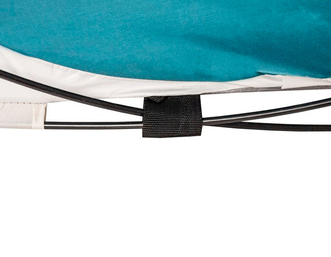 Pludmales telts 145x100x70cm - tirkīzzila - pelēka