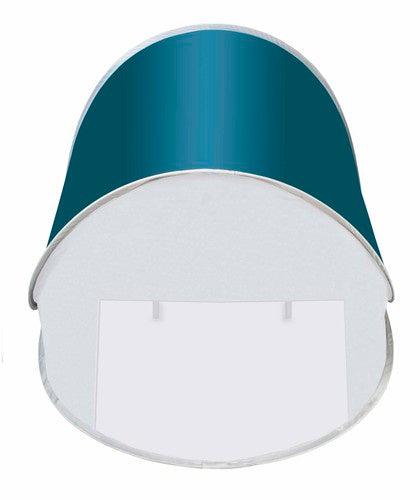 Pludmales telts 145x100x70cm - tirkīzzila - pelēka