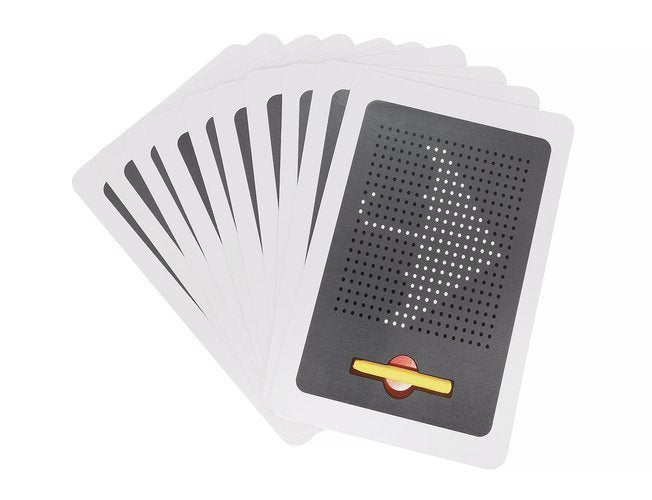 Tāfele + magnētiskās bumbiņas + irbulis ar magnētu