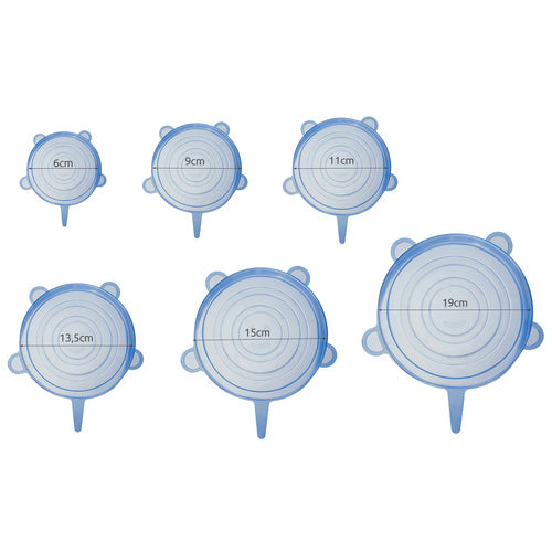 Silikona vāki - 6 gabalu komplekts