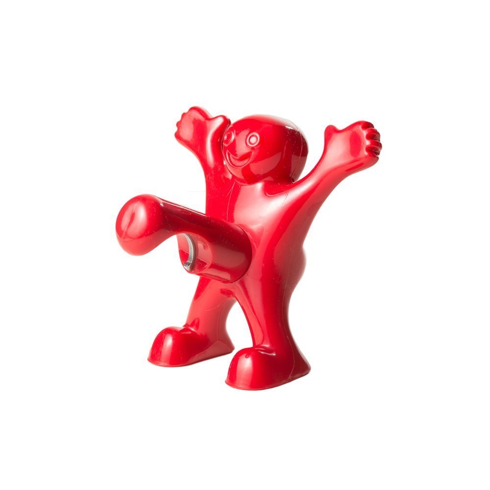 Laimīgs vīrietis pudeļu attaisāmais