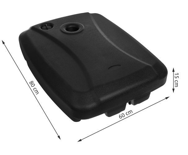 Lietussarga pamatne uz riteņiem