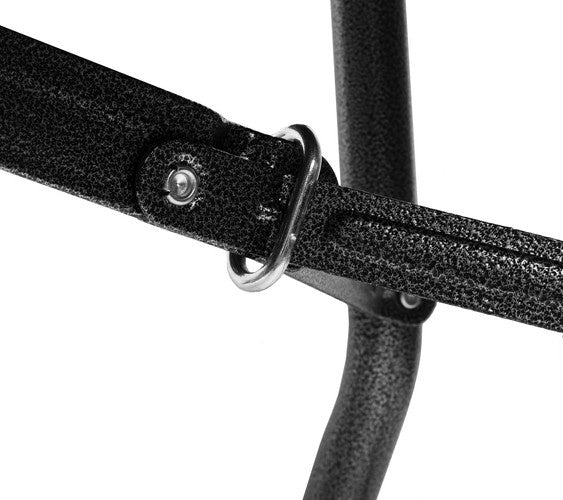 Saliekams dārza galds, melns, 180 cm