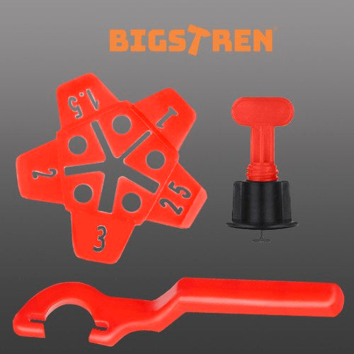 Flīžu izlīdzināšanas sistēma 150 gab. + atslēgas